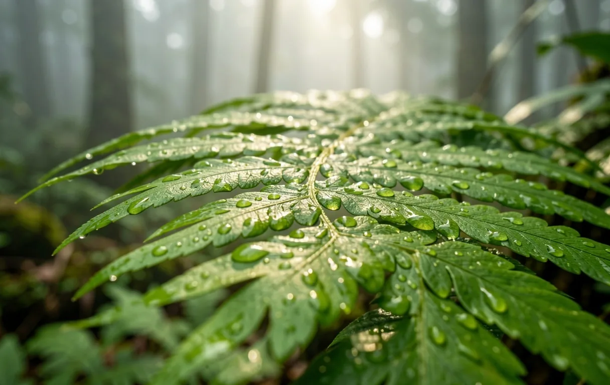 Natural Indonesian Botanical Background